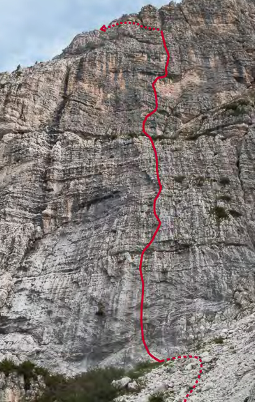 Settimina, Scalet delle Masenade, Moiazza, Dolomiti