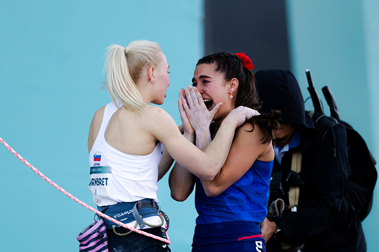 Janja Garnbret & Brooke Raboutou Paris 2024 Olympic Games