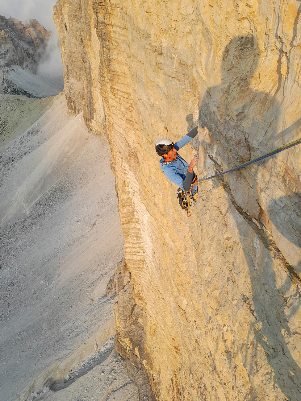 Space Vertigo Cima Ovest Tre Cime di Lavaredo, Felix Kiem, Patrick Tirler