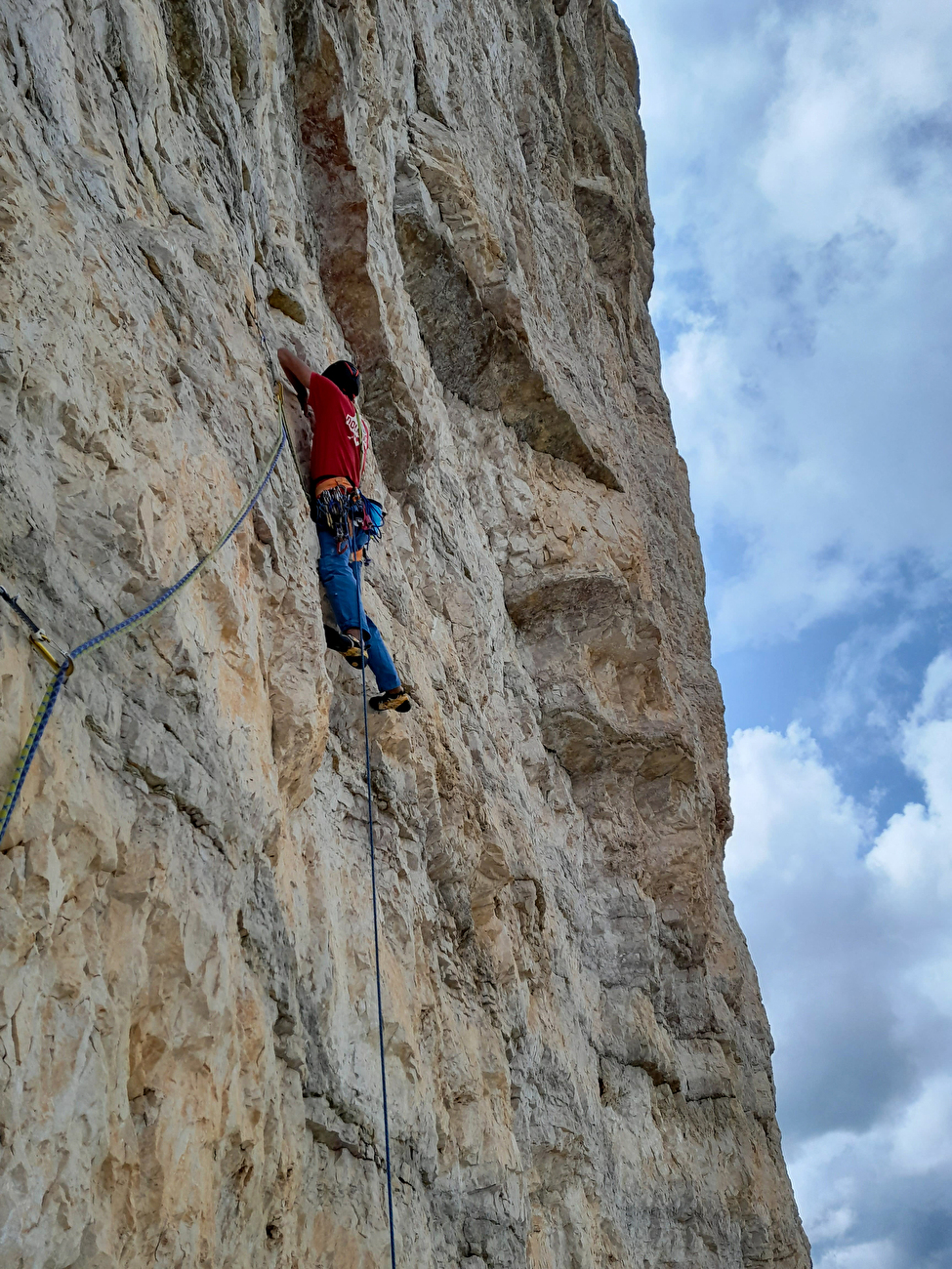 Space Vertigo Cima Ovest Tre Cime di Lavaredo, Felix Kiem, Patrick Tirler