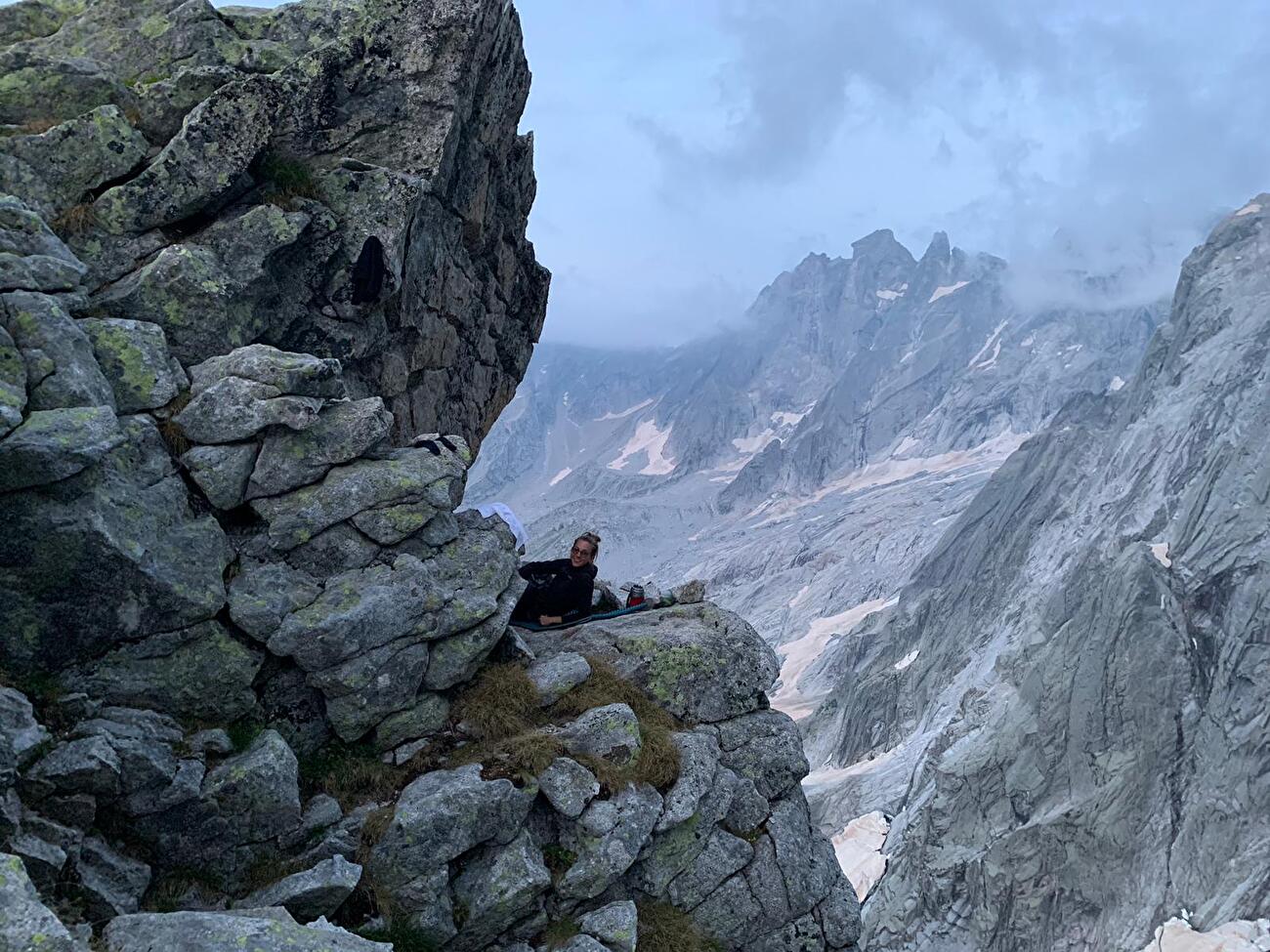 Pizzo Badile Spigolo Nord, Dario Bertoletti, Sara Capelli
