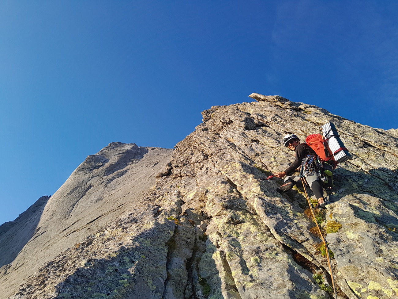 Pizzo Badile Spigolo Nord, Dario Bertoletti, Sara Capelli