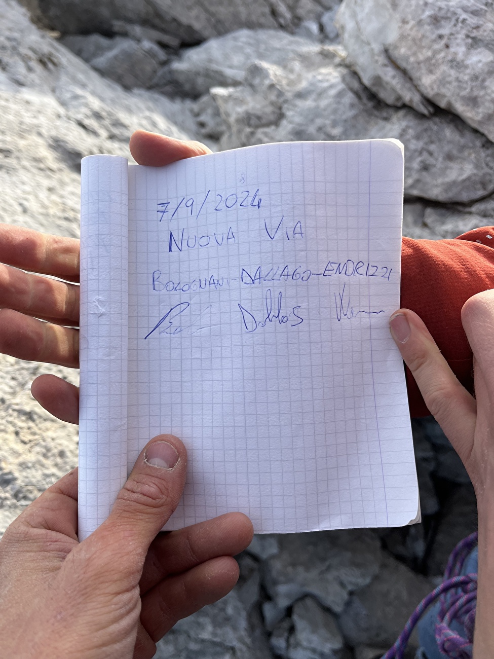 Plus Ultra, Spallone dei Massodi, Brenta Dolomites, Daniele Bolognani, Davide Dallago, Walter Endrizzi