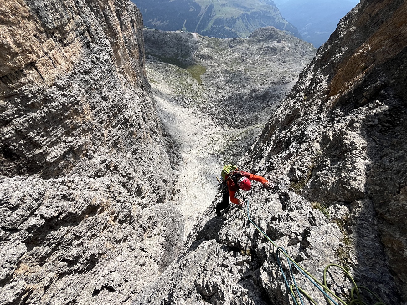 Ey Sbighèz, Sas dales Nü, Sella, Dolomites, Alessandro Baù, Alessandro Beber, Matteo Pavana