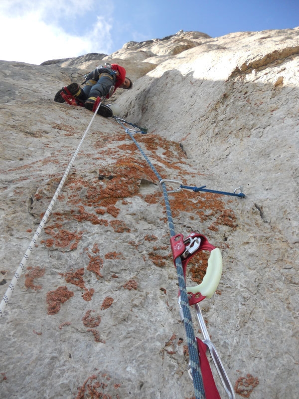 Pilastro Parmenide - Cima dell'Auta Orientale, Dolomites