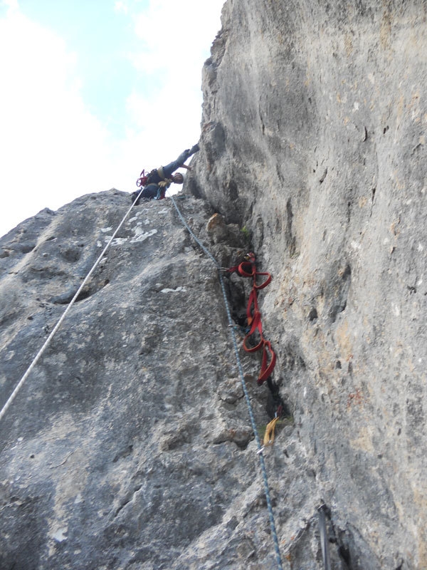 Pilastro Parmenide - Cima dell'Auta Orientale, Dolomites