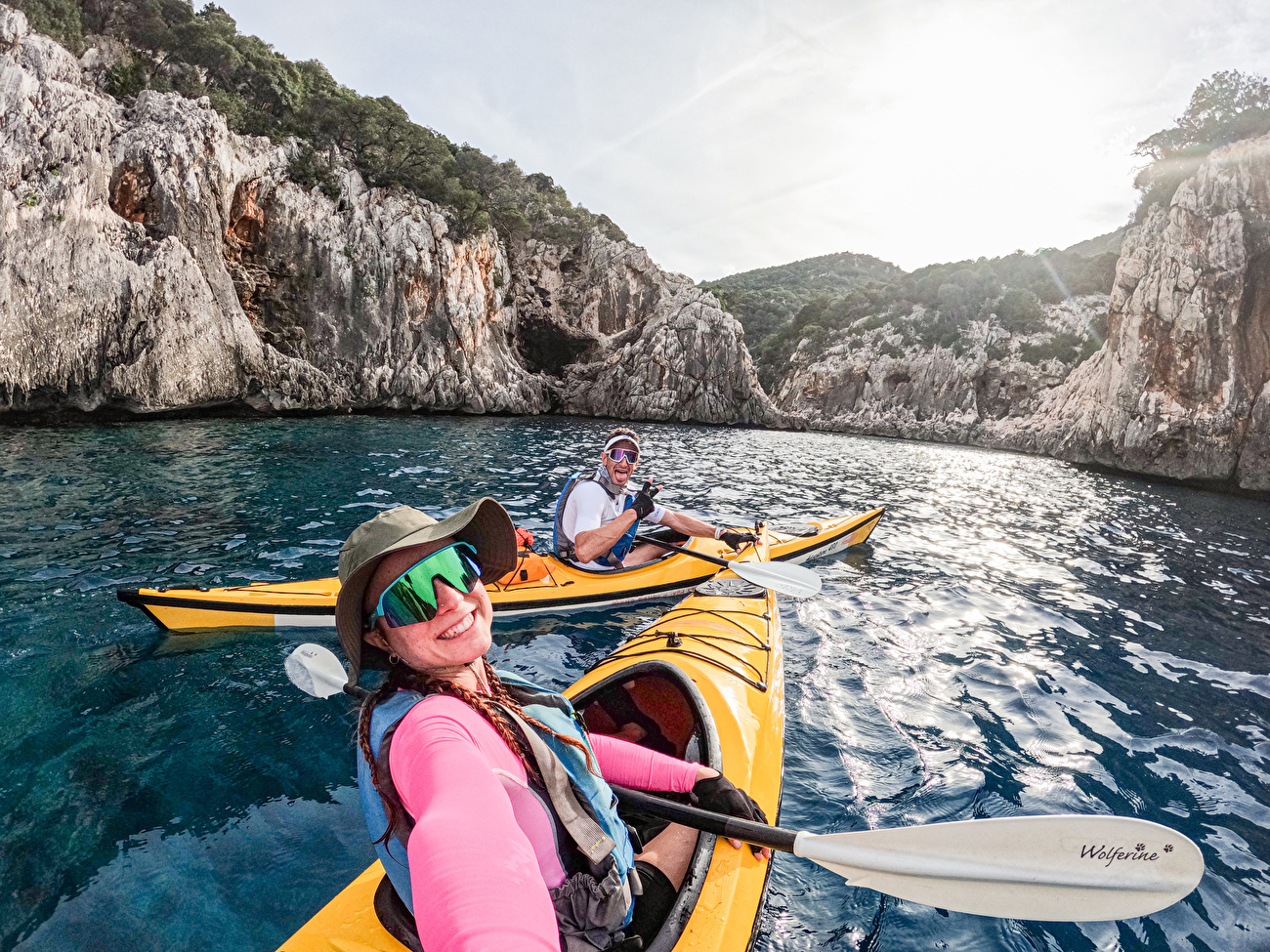 Selvaggio Blu Sardinia kayak & climb, Giulia Gabani, Francesco Sauro