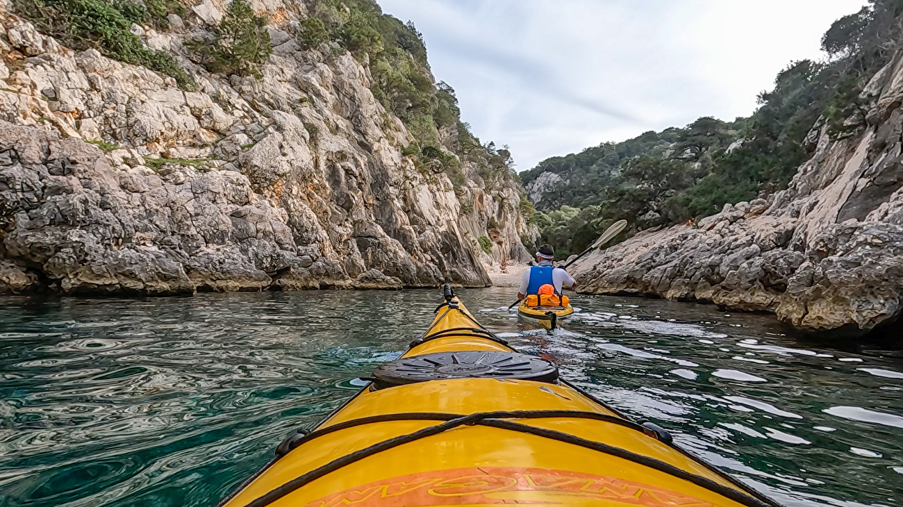 Selvaggio Blu Sardinia kayak & climb, Giulia Gabani, Francesco Sauro