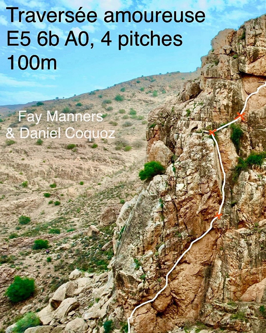Climbing in Morocco, Fay Manners, Daniel Coquoz