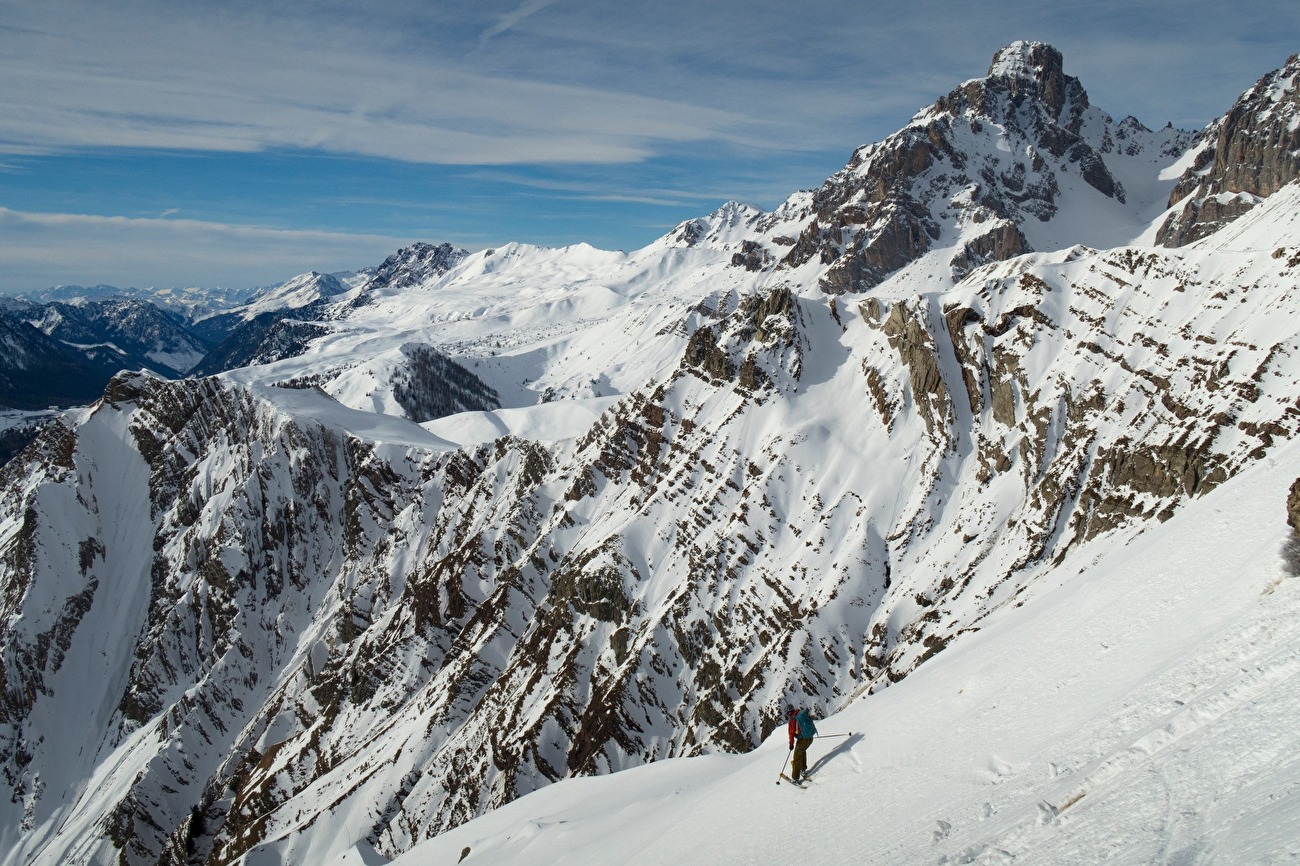 Dolomites steep skiing 2024