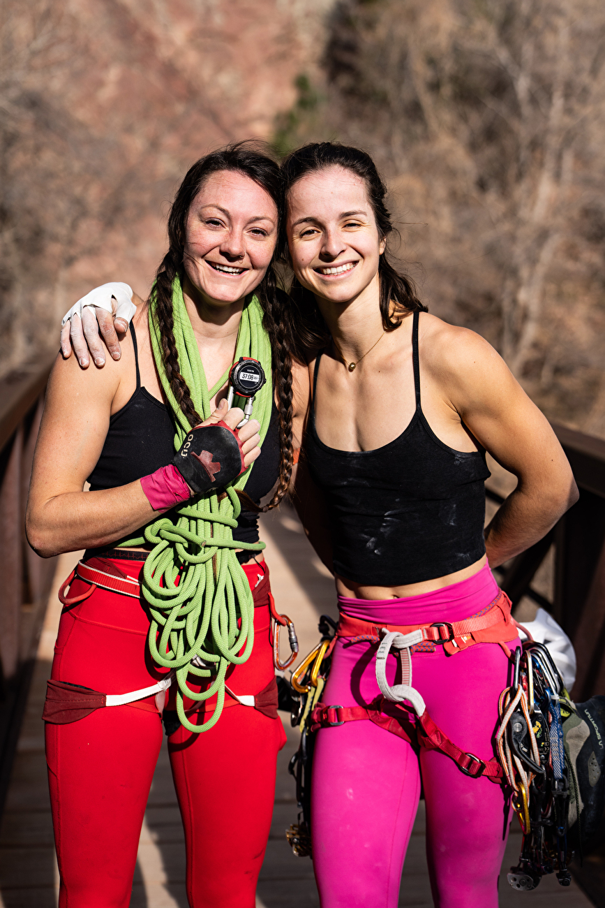 Naked Edge Eldorado Canyon, Kate Kelleghan, Laura Pineau