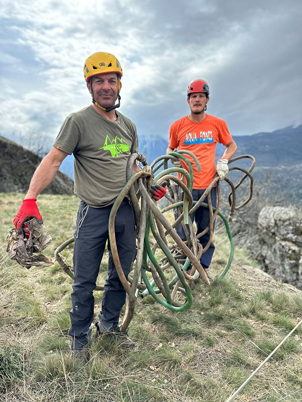 Climb & Clean 2025, Matteo Della Bordella, Massimo Faletti