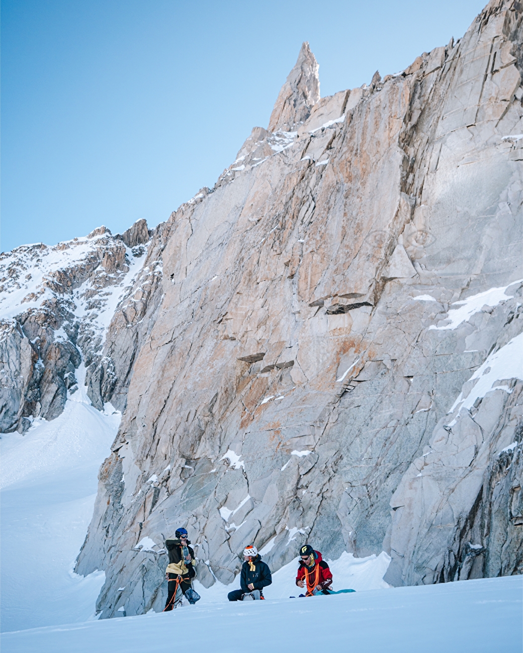 Dent du Géant, Mont Blanc, Mathis Garayt, Kilian Moni, Arthur Poindefert