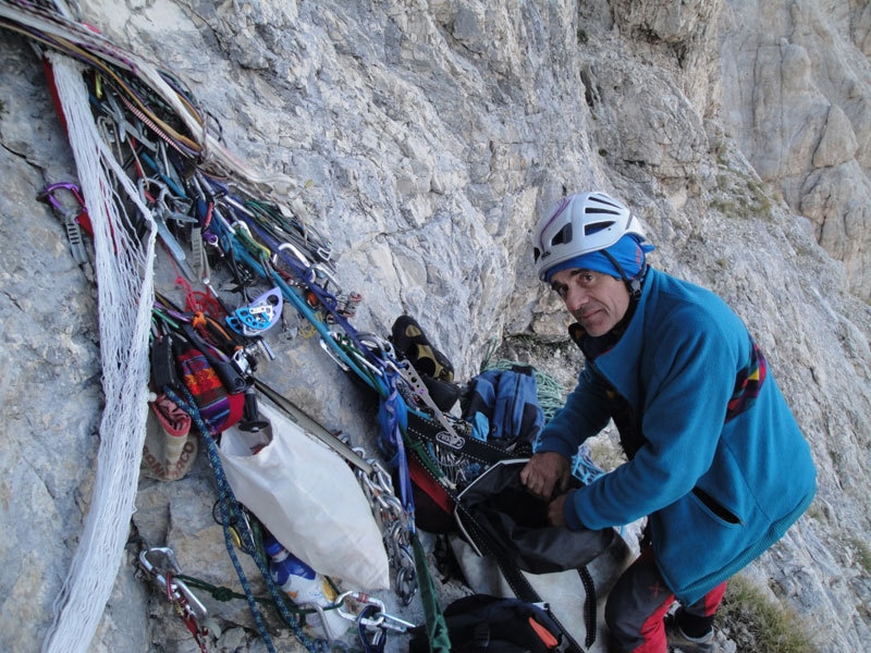 Gran Sasso, Corno Grande, vetta Occidentale, parete est