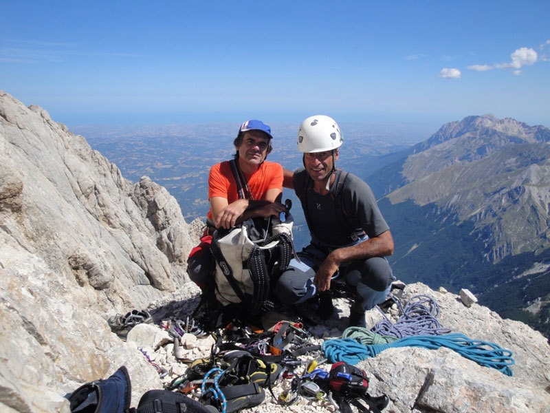 Gran Sasso, Corno Grande, vetta Occidentale, parete est