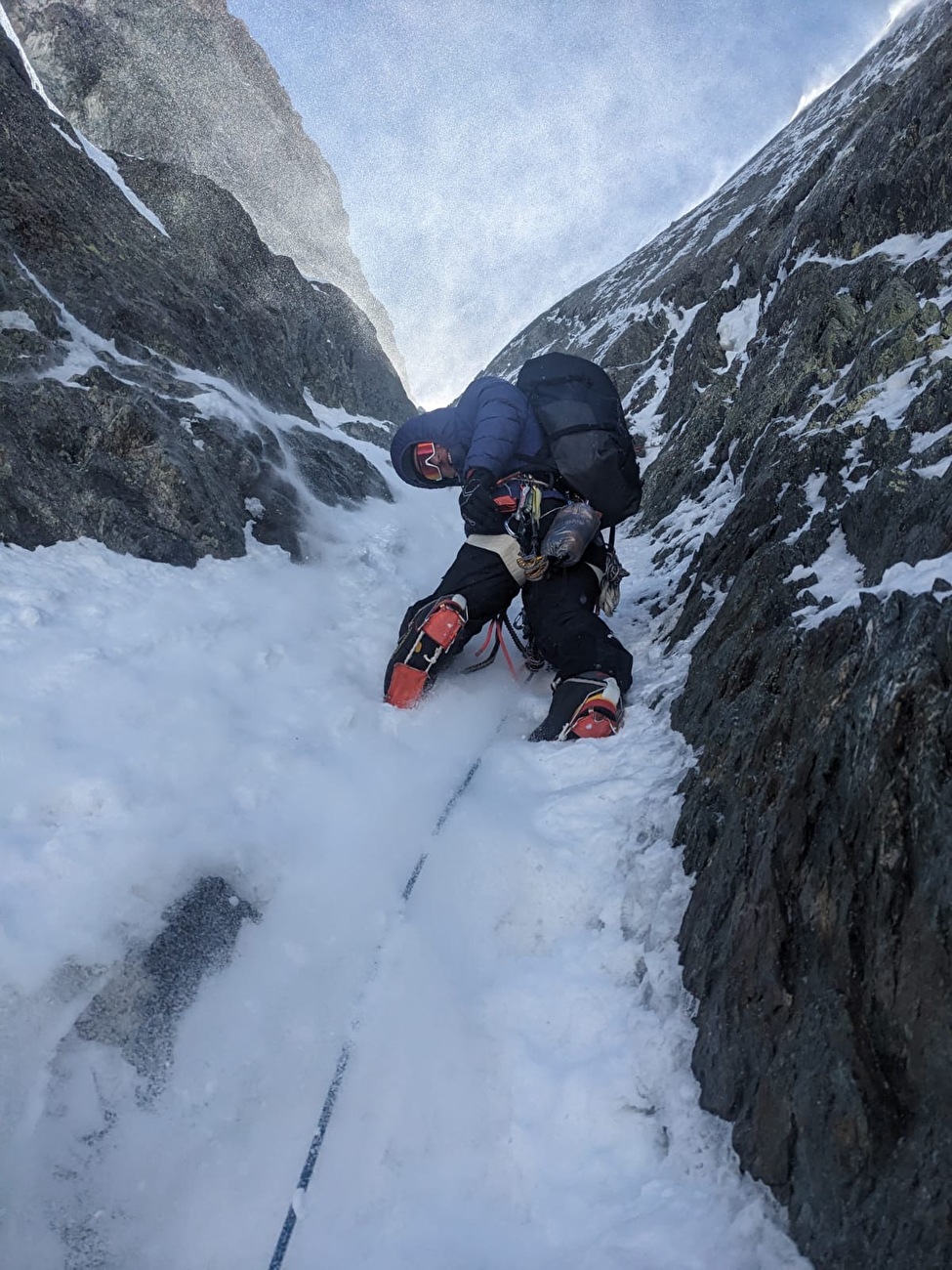 Pointe Louise Ecrins, Laetitia Chomette, Pierre Girot, Kilian Moni