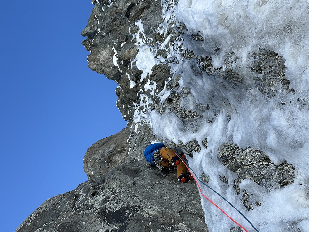 Pointe Louise Ecrins, Laetitia Chomette, Pierre Girot, Kilian Moni