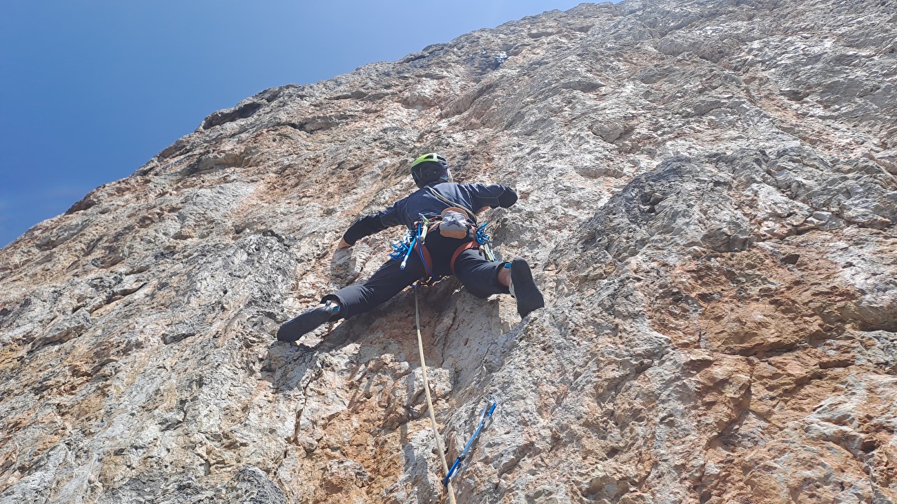 Prima Torre del Sella Dolomiti, Etienne Bernard, Renato Bernard, Petra Bernard
