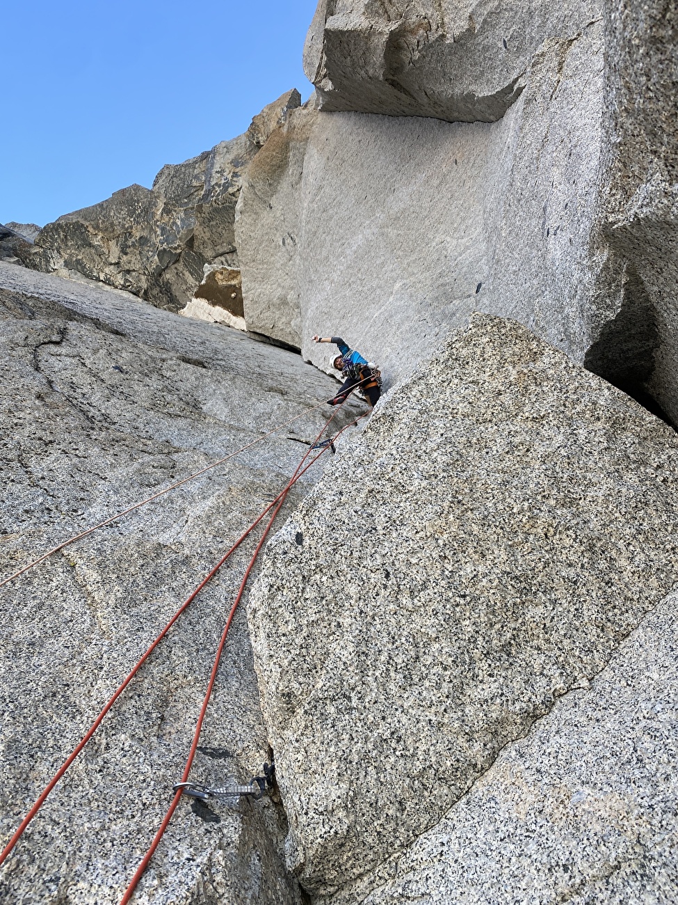 Petit Dru, Monte Bianco, Yanis Cherqaoui, Baptiste Obino, Hugo Peruzzo