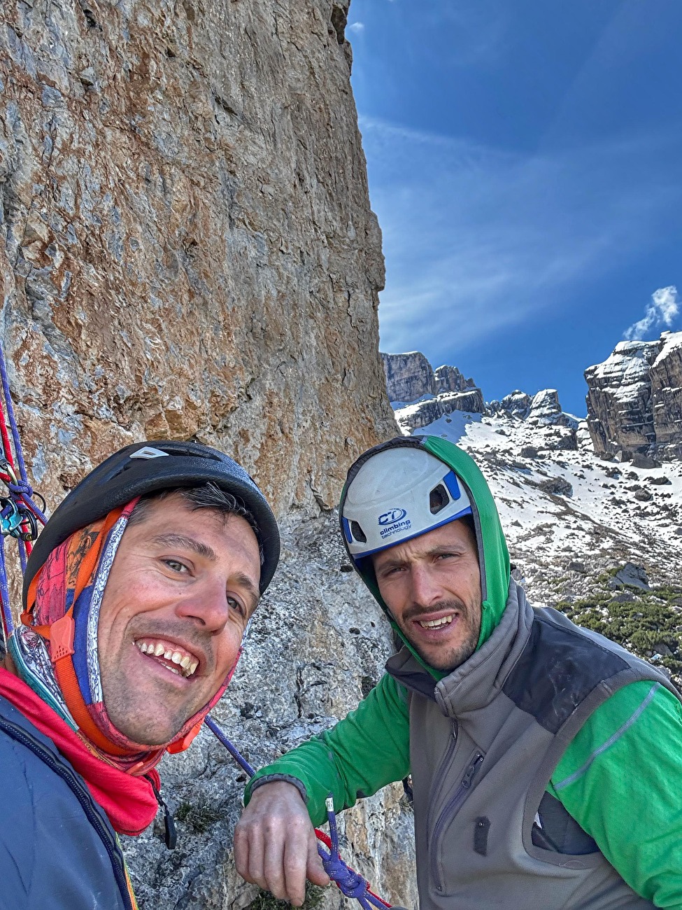 Corna Rossa, Brenta Dolomites, Andrea Rosà, Francesco Salvaterra