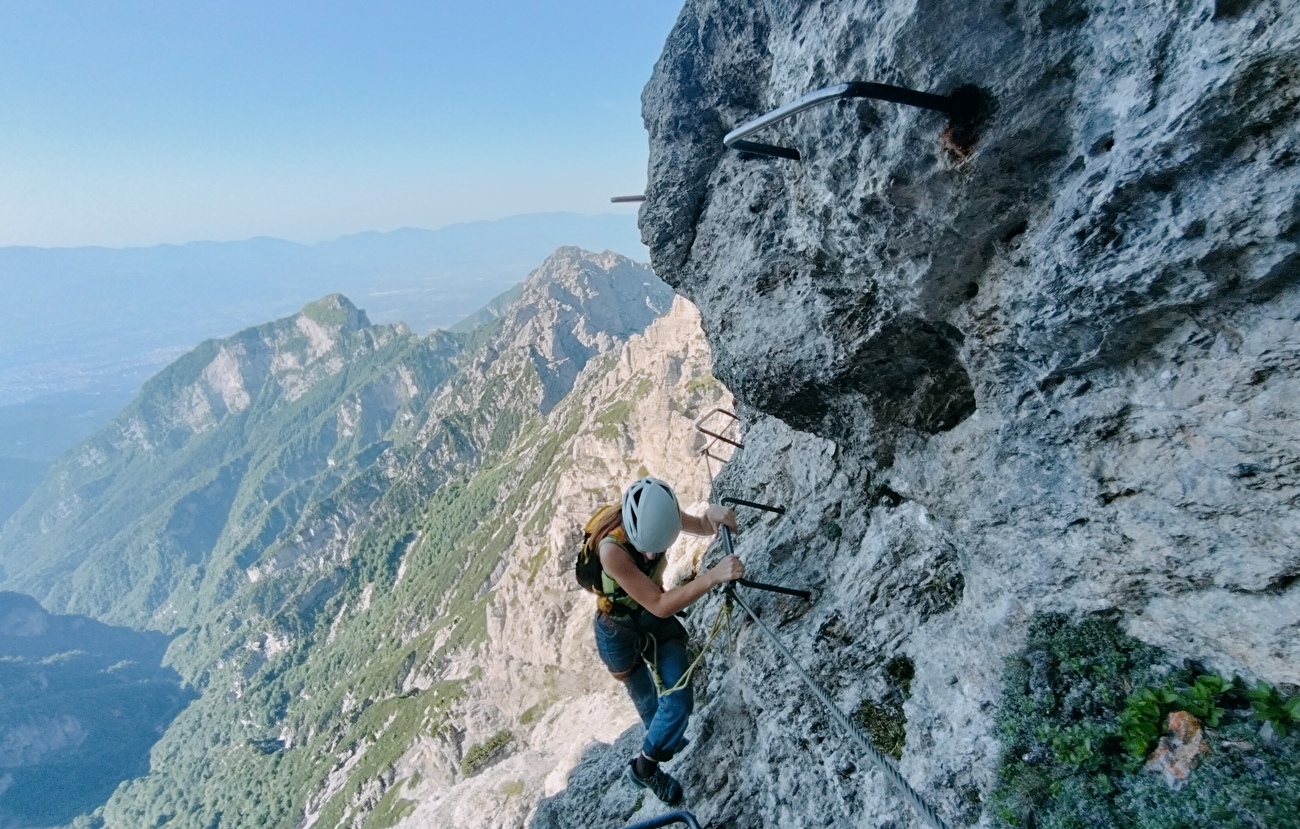 Schiara via ferrata Zacchi