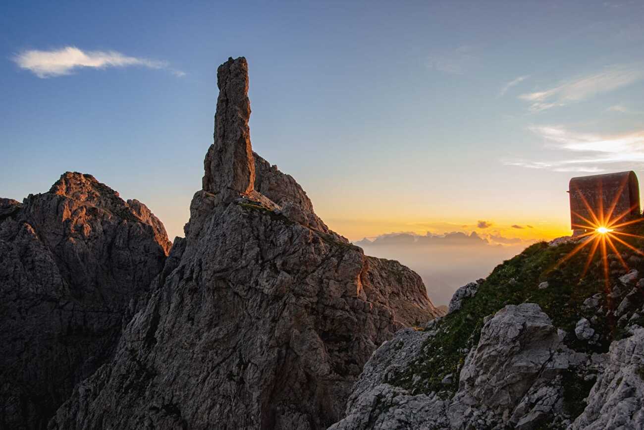 Gusela del Vescovà Schiara via ferrata Zacchi