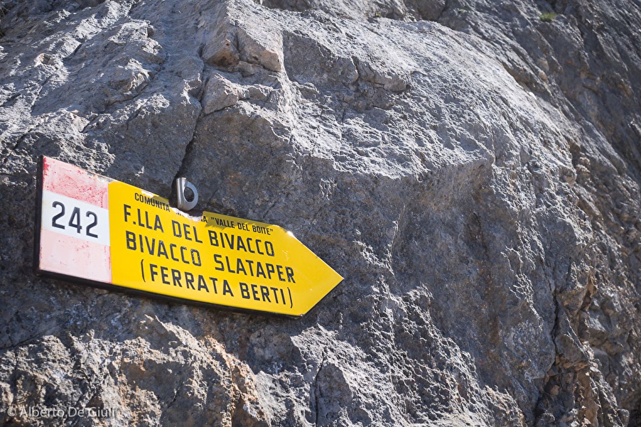 Ferrata Berti Croda Marcora Dolomites
