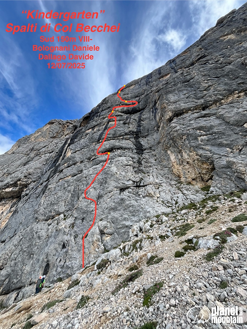 Col Bechei, Dolomiti, Daniele Bolognani, Davide Dallago