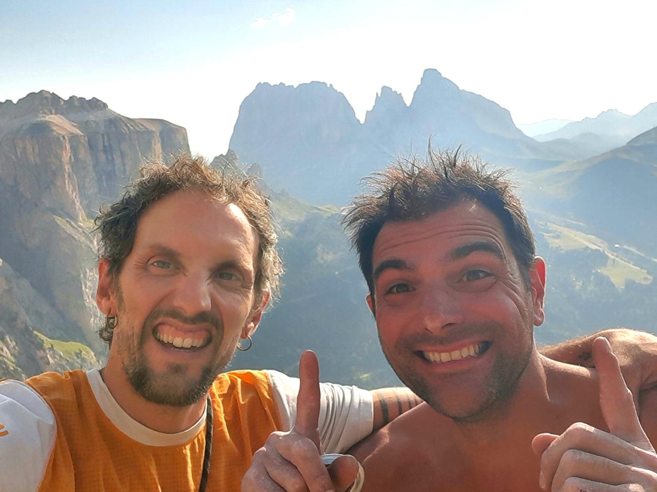 Sass De Moles, Sass Pordoi, Dolomiti, Jacopo Biserni, Andrea Gamberini