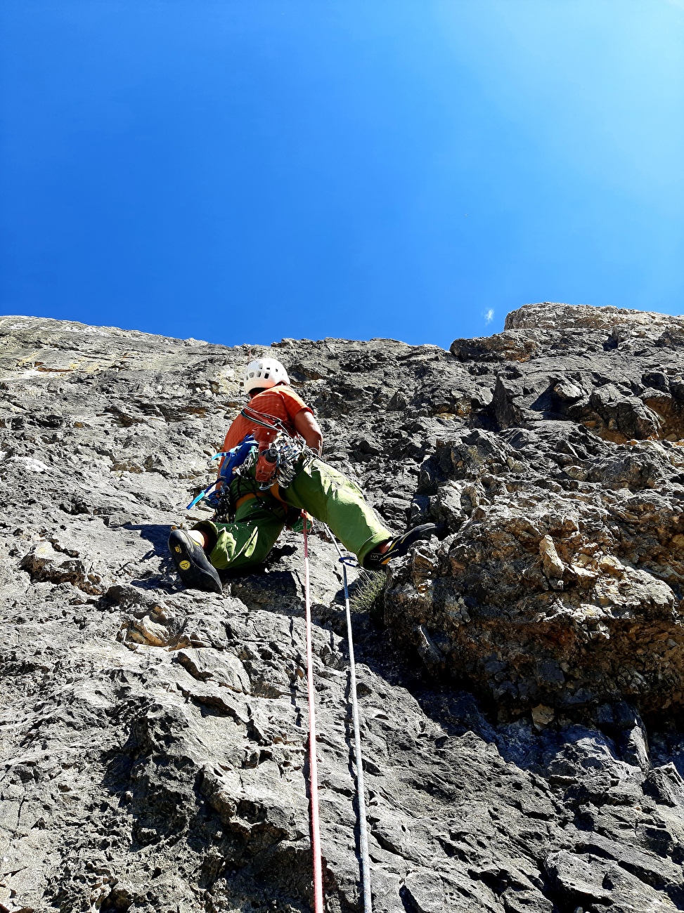 Sass De Moles, Sass Pordoi, Dolomites, Jacopo Biserni, Andrea Gamberini