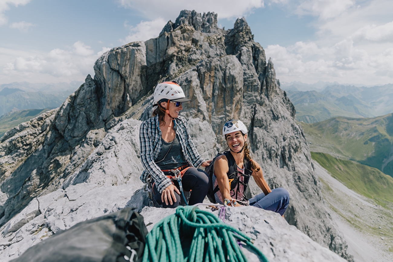 Drusenfluh Rätikon, South 6, Aurélia Lanoë, Silvia Loreggian