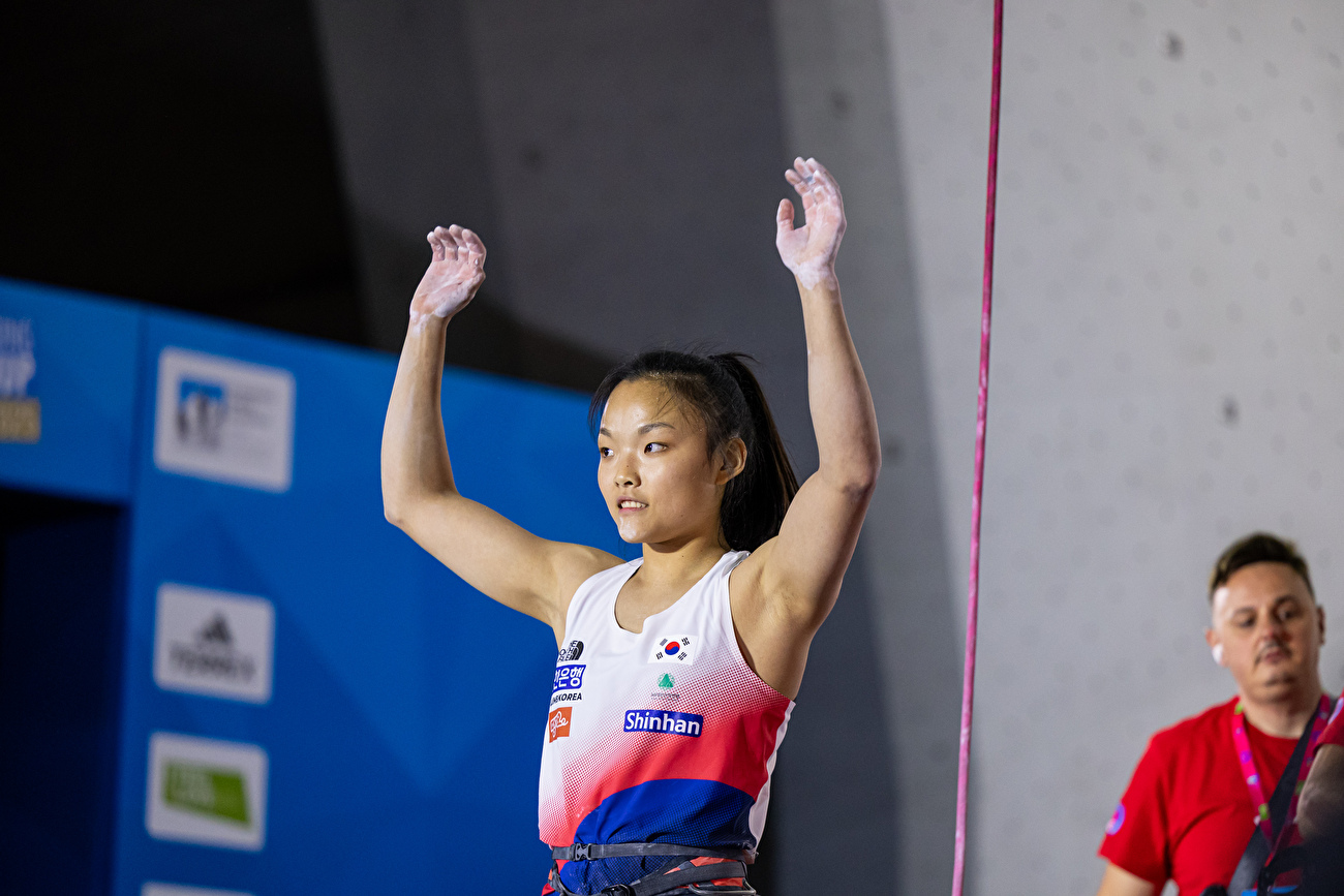 Seo Chaehyun Lead World Cup 2025 Koper