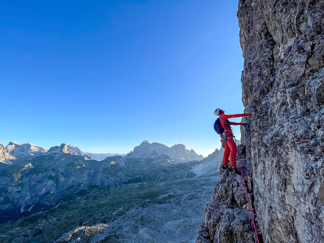 Via Cassin - Ratti, Cima Ovest di Lavaredo, Tre Cime di Lavaredo, Dolomites