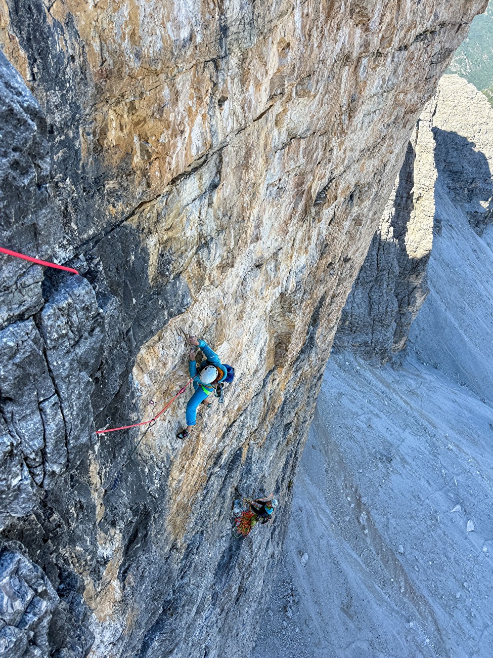 Via Cassin - Ratti, Cima Ovest di Lavaredo, Tre Cime di Lavaredo, Dolomiti
