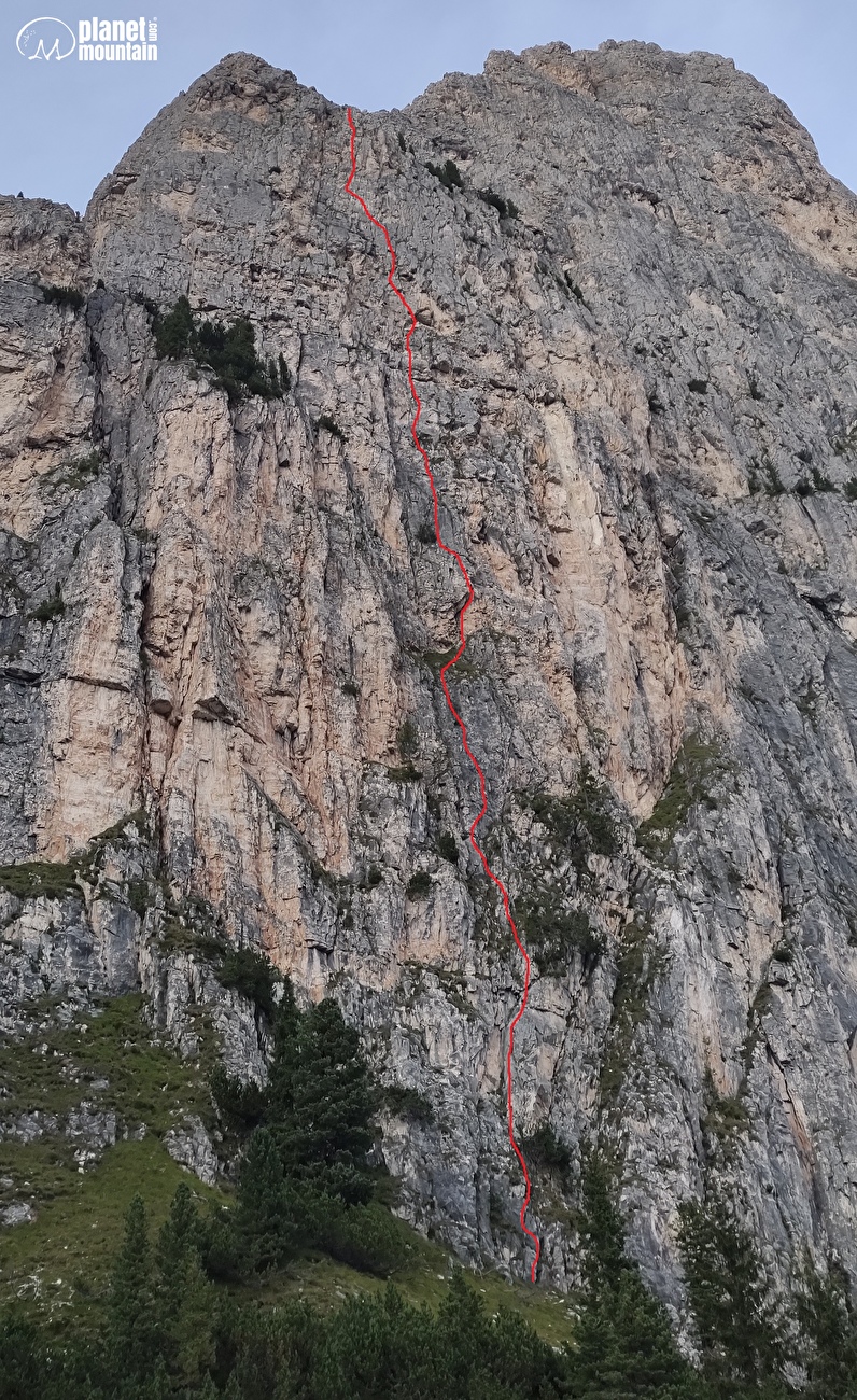 Una Luce per Sammy Basso, Pala di Socorda, Catinaccio, Dolomiti, Marco Bozzetta, Alex Piazzalunga, Michele Volcan