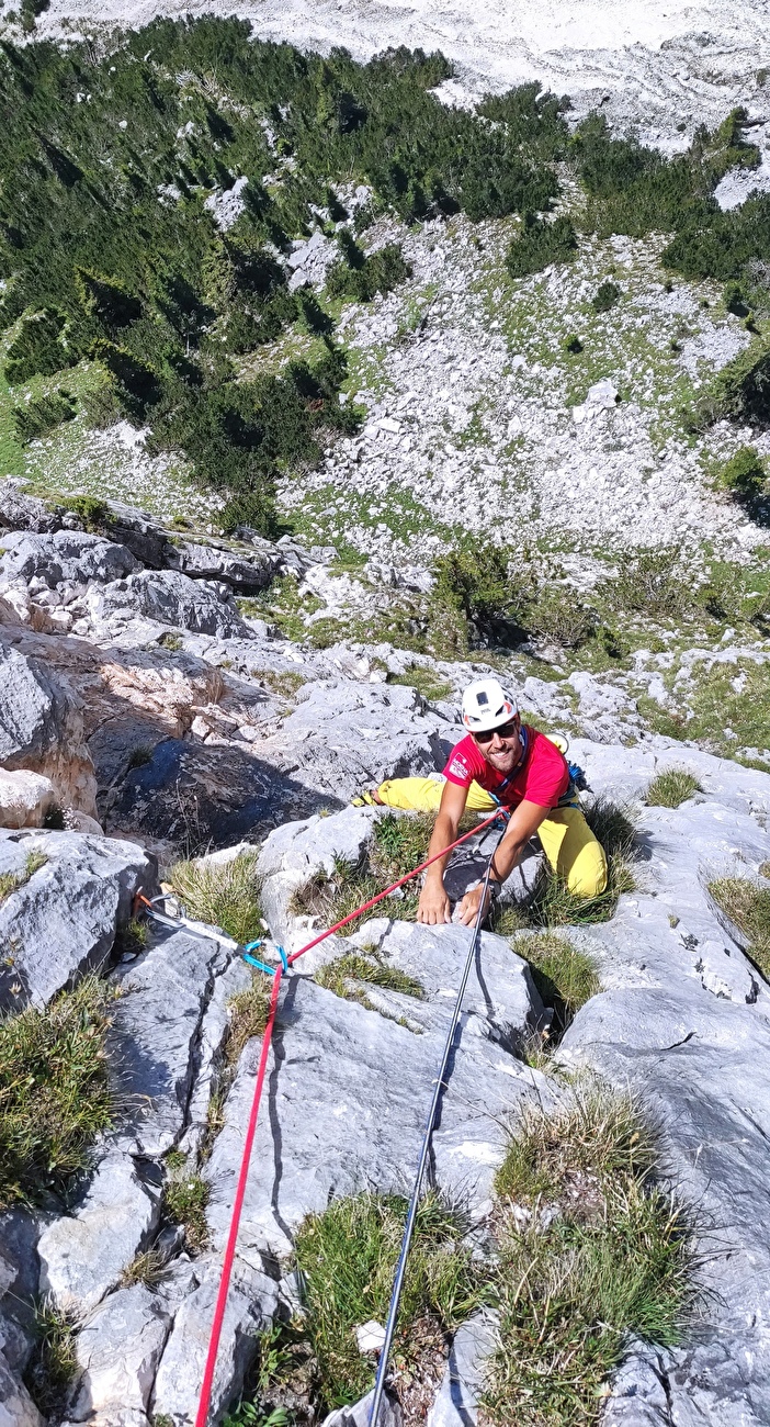 Una Luce per Sammy Basso, Pala di Socorda, Catinaccio, Dolomiti, Marco Bozzetta, Alex Piazzalunga, Michele Volcan