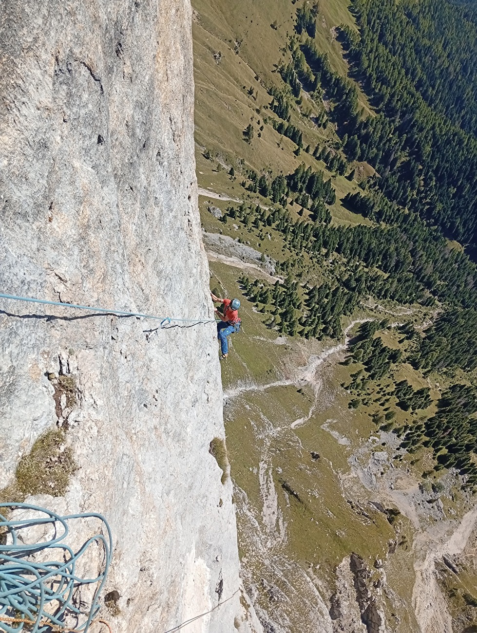 Via Spirit, Cima d'Auta, Marmolada, Dolomiti, Alex Piazzalunga, Rebecca Finch