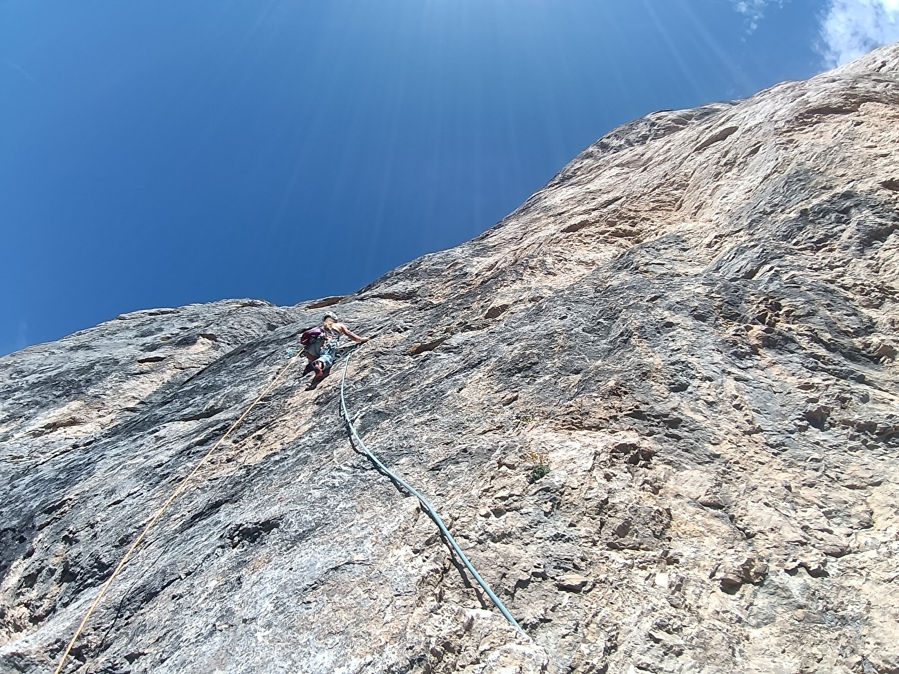 Via Spirit, Cima d'Auta, Marmolada, Dolomiti, Alex Piazzalunga, Rebecca Finch