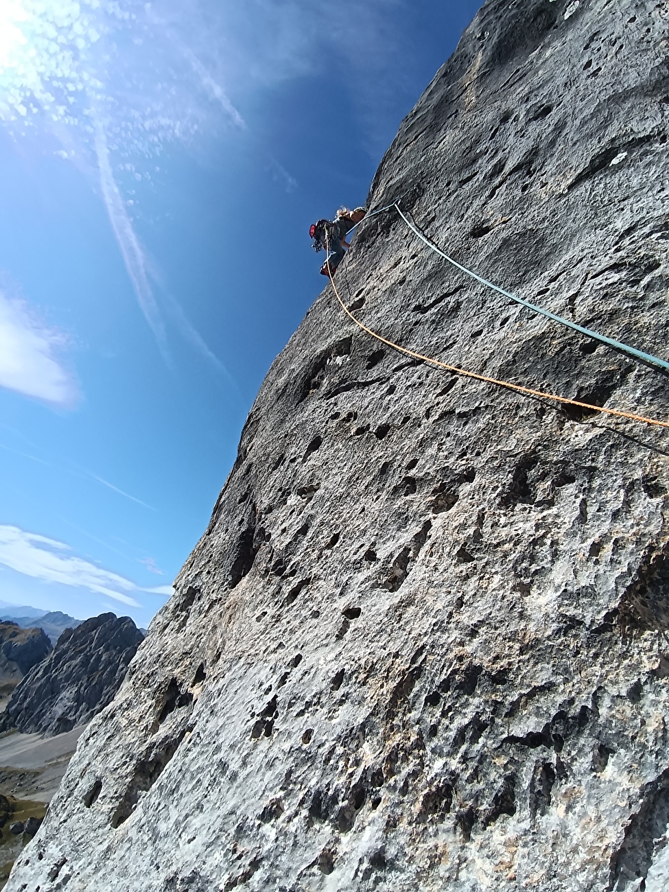 Via Spirit, Cima d'Auta, Marmolada, Dolomiti, Alex Piazzalunga, Rebecca Finch
