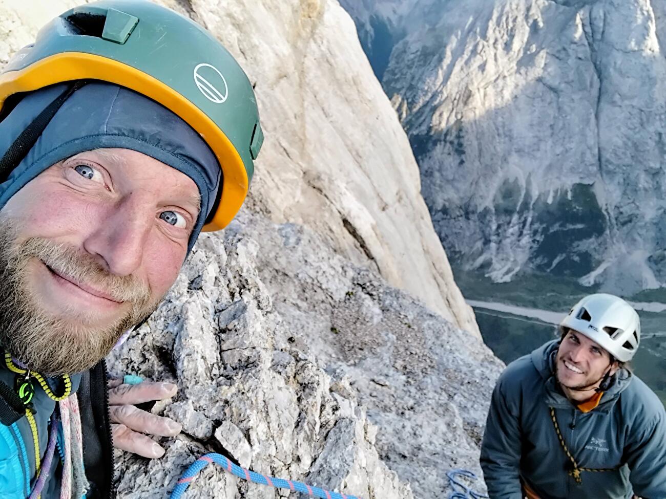 Etica Franca Marmolada, Dolomiti, Nicolò Geremia, Thomas Gianola