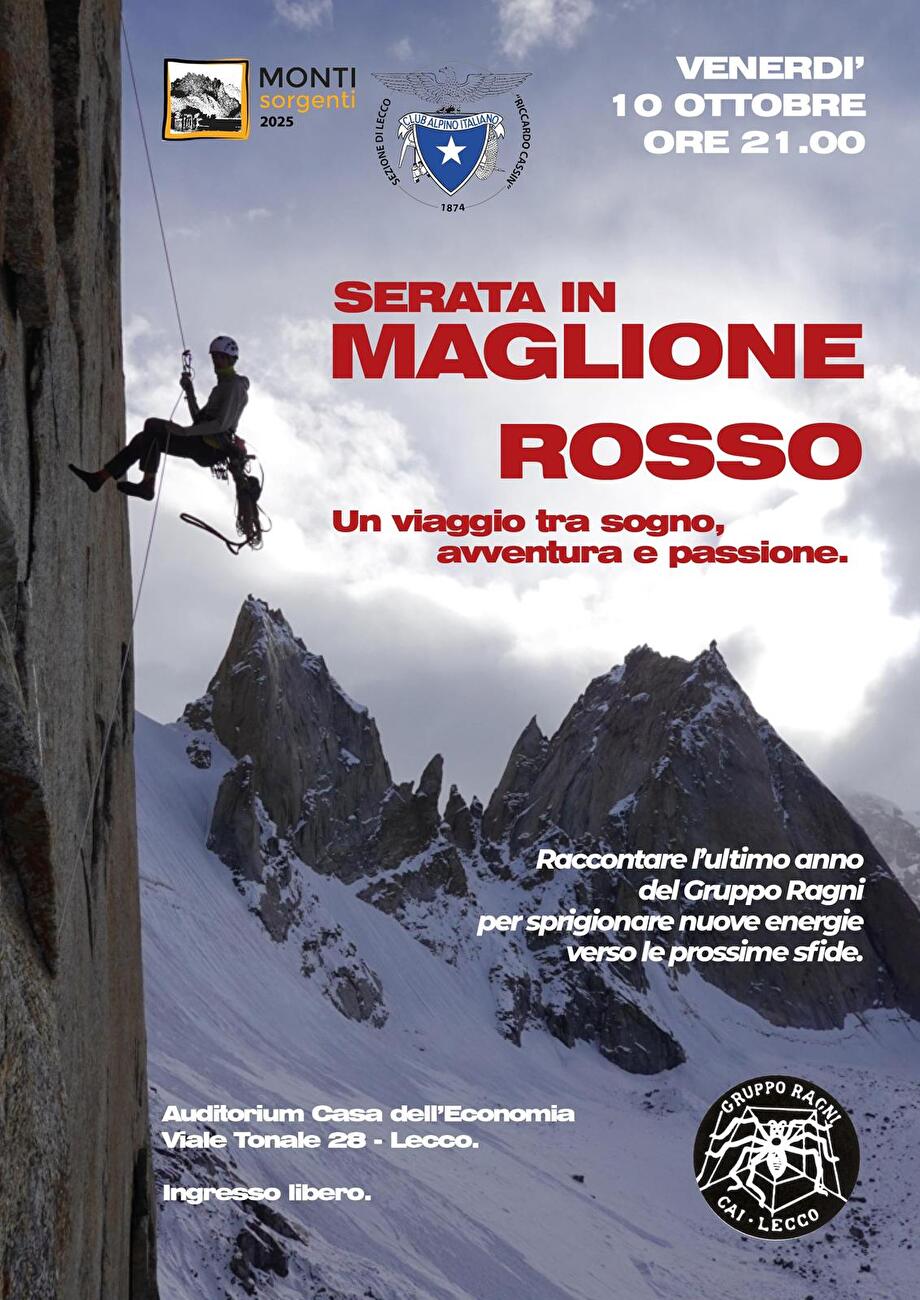Serata in Maglione Rosso, Ragni di Lecco