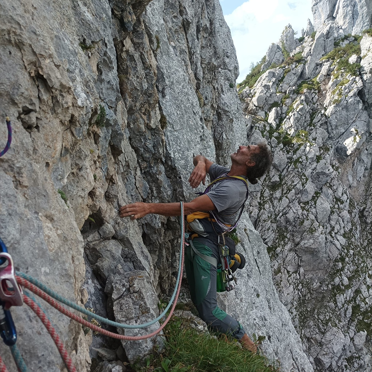Cima di Val Torta, Agner, Dolomites, Ivo Ferrari, Fabio Valseschini