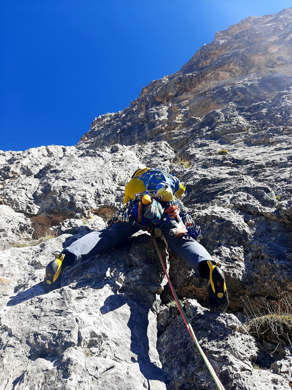 Sass De Moles, Sass Pordoi, Dolomites, Jacopo Biserni, Riccardo Brussa