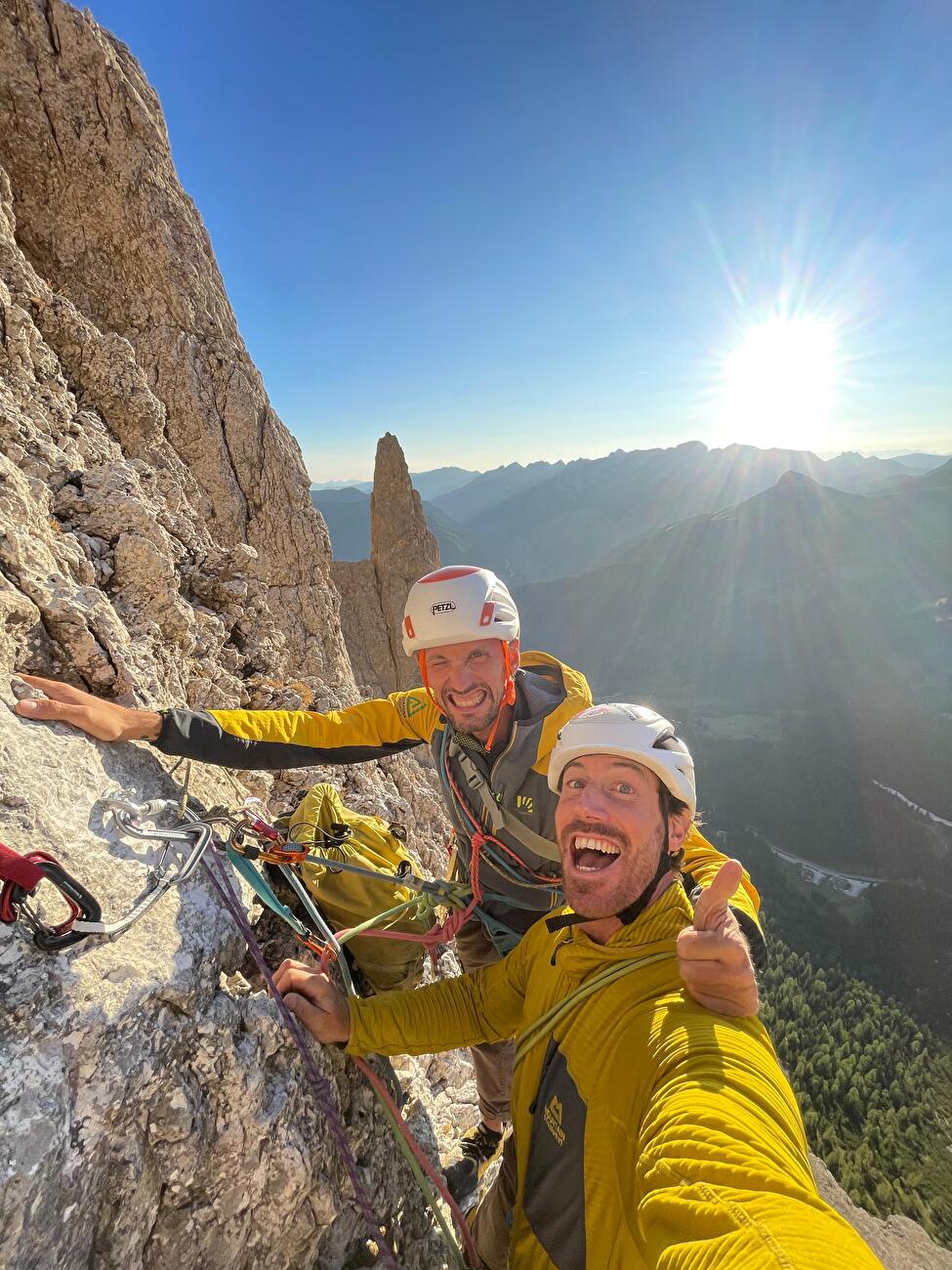 Sass De Moles, Sass Pordoi, Dolomiti, Jacopo Biserni, Riccardo Brussa