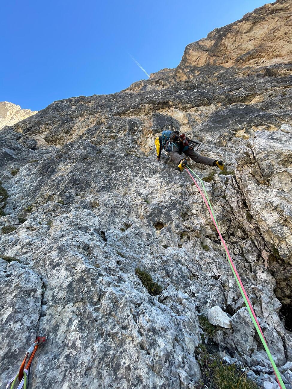 Sass De Moles, Sass Pordoi, Dolomiti, Jacopo Biserni, Riccardo Brussa