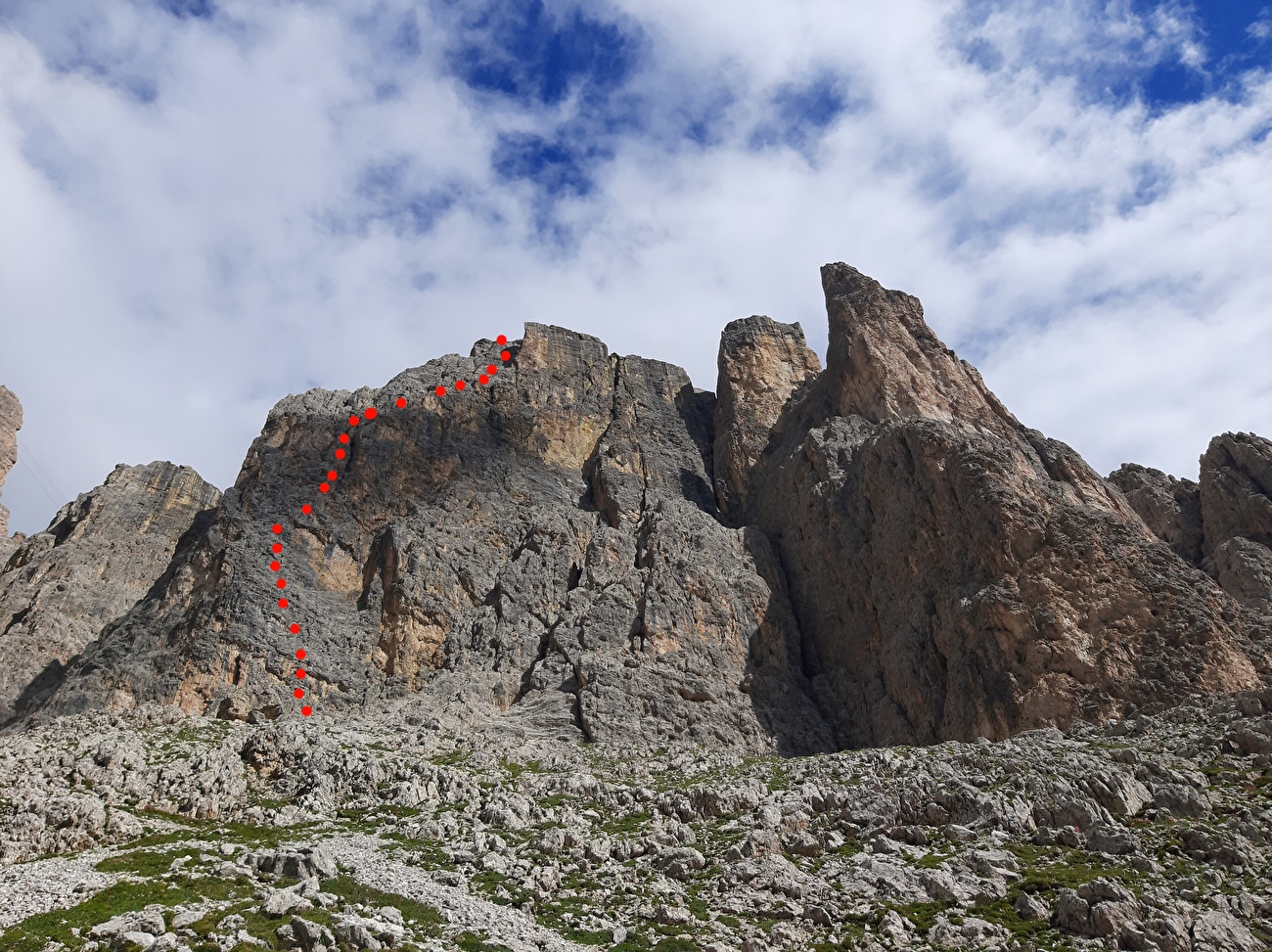 Sass De Moles, Sass Pordoi, Dolomiti, Jacopo Biserni, Riccardo Brussa