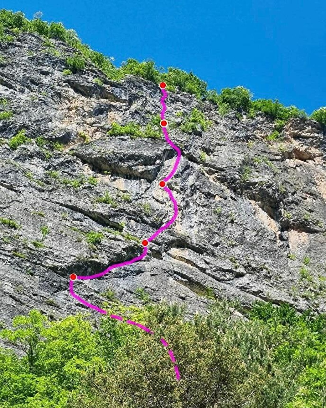 Parete del Lavel, Val di Tovel, Brenta Dolomites, Daniele Borghesi, Martino Rizzi