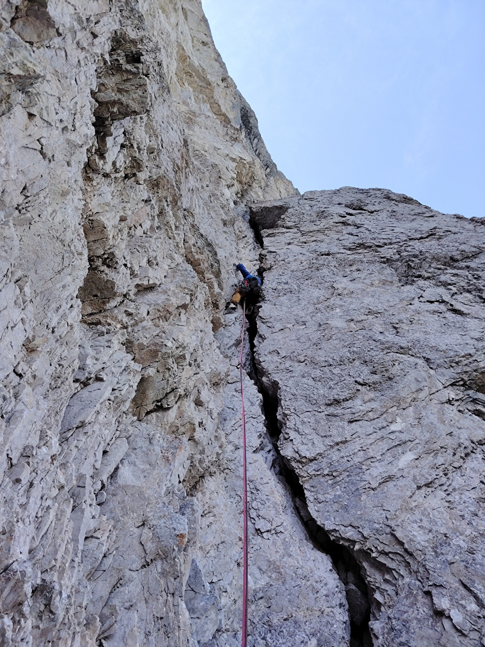 In direzione ostinata e contraria, la Palazza, Friulan Dolomites