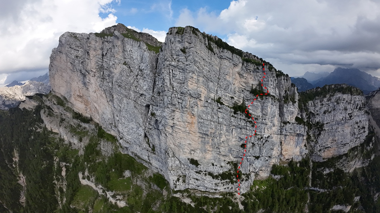 Il giardino del mago, la Palazza, Friulan Dolomite