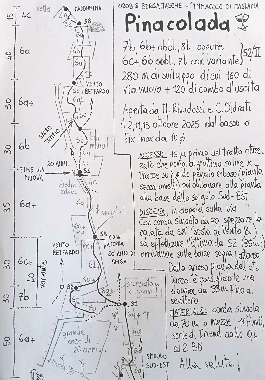 Pinnacolo di Maslana, Alpi e Prealpi Bergamasche, Orobie, Cristina Oldrati, Matteo Rivadossi